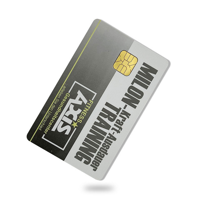 Two chips integrated into a dual chip smart card are typically
